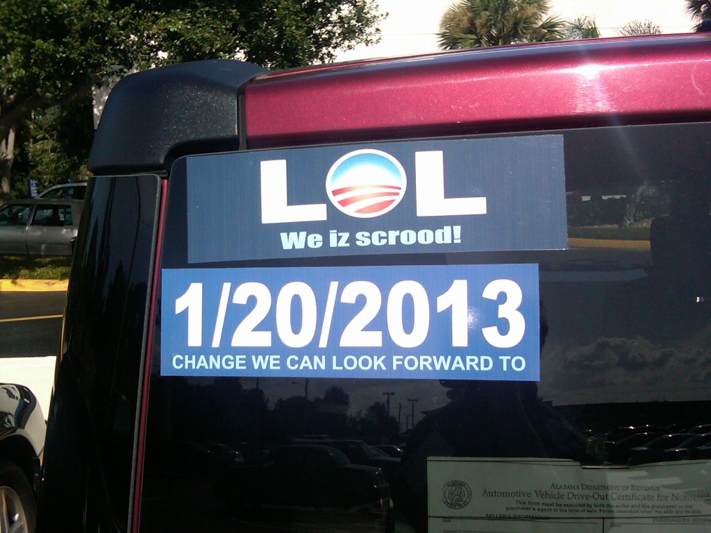 Bumper Sticker - Melbourne FL - We Iz Scrood