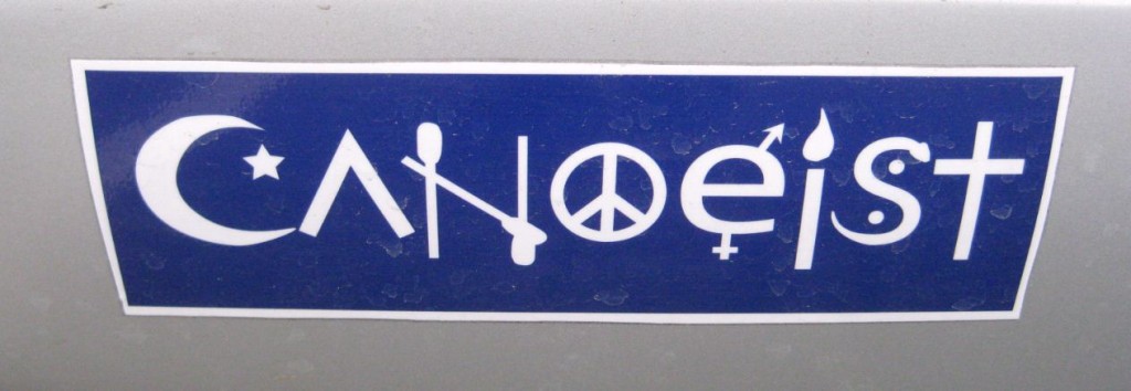 Bumper Sticker - Morton Grove Ill - Canoeist