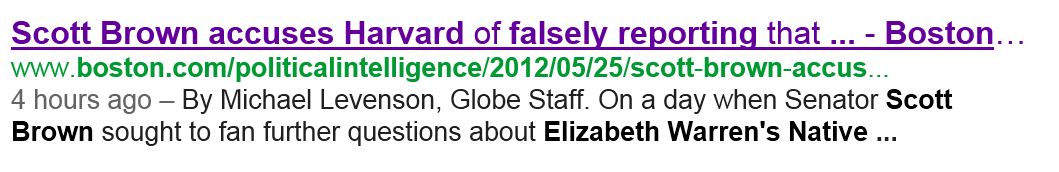 Boston Globe deep sixes article criticising Elizabeth Warren ...