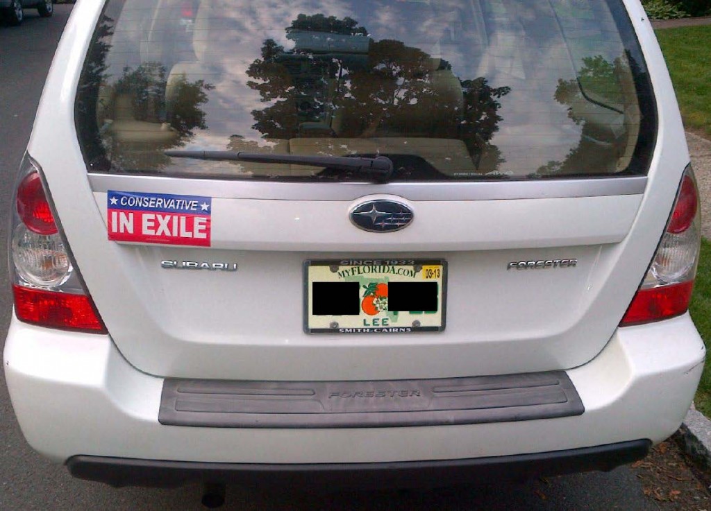 Bumper Sticker - Westchester - Exile