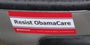 Bumper Sticker - Montana - Resist Obamacare2