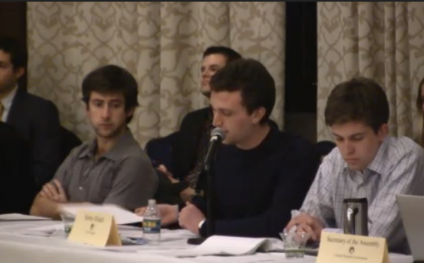 (Bobby Dishell speaking at U. Michigan Divestment Debate)