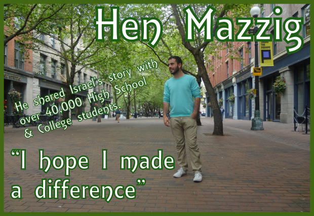 Hen Mazzig I hope I made a difference