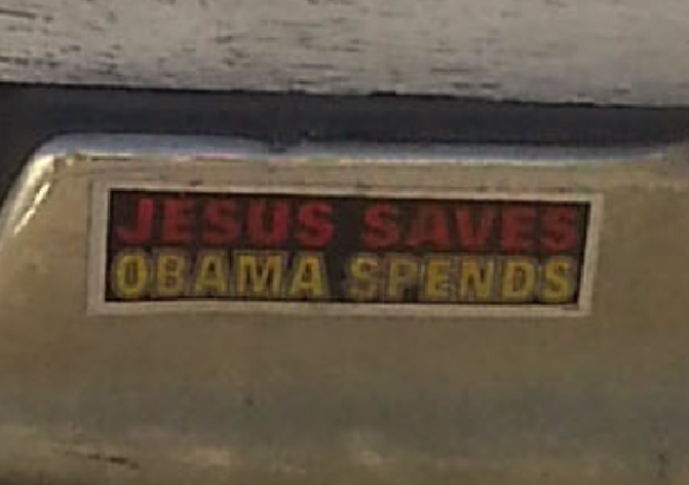 Bumper-Stickers-Porter-TX-Jesus-Saves-Ob