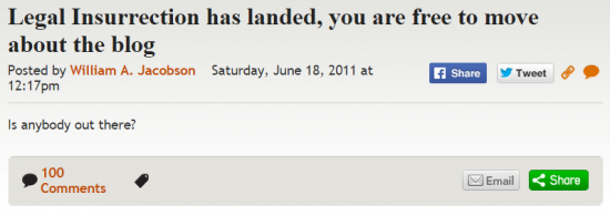 http://legalinsurrection.com/2011/06/legal-insurrection-has-landed-you-are-free-to-move-about-the-blog/