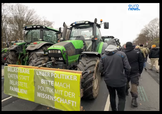 German Officials Ignore Farmers Protests To Save Agricultural Fuel Tax