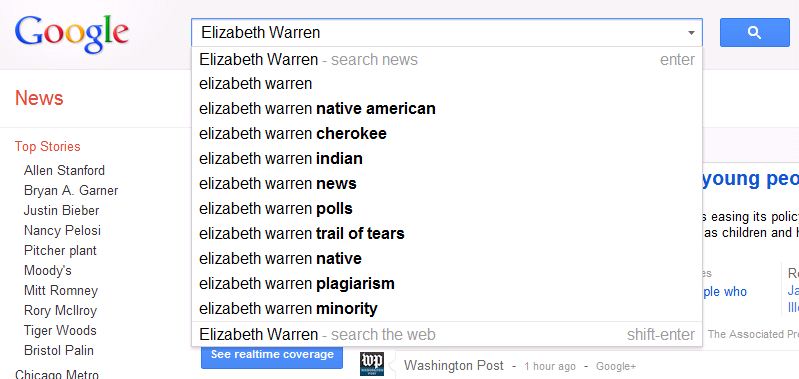 Elizabeth Warren s Google problem