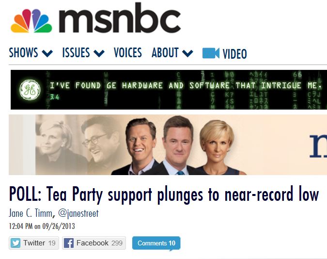 MSNBC Gallup Tea Party 9-26-2103