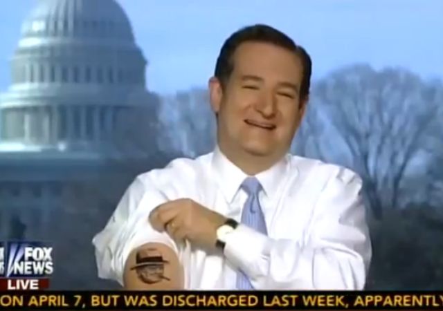 Ted Cruz | Winston Churchill | Fox and Friends | tattoo