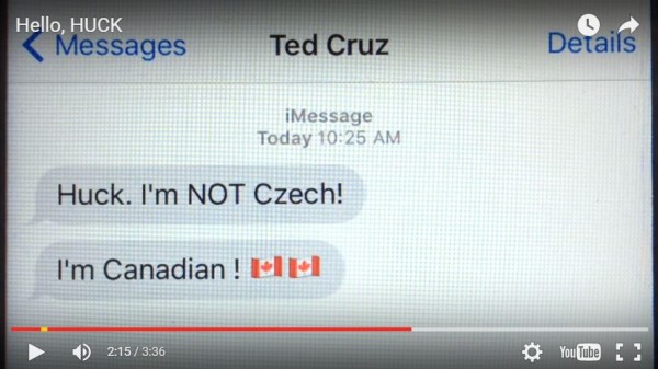 Mike Huckabee Iowa Caucus Video Ad Cruz Canadian