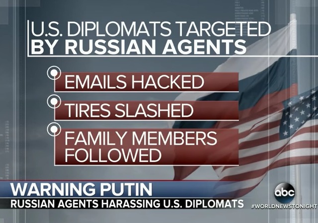 U S Claims Russia Has Harassed Diplomats Across Europe