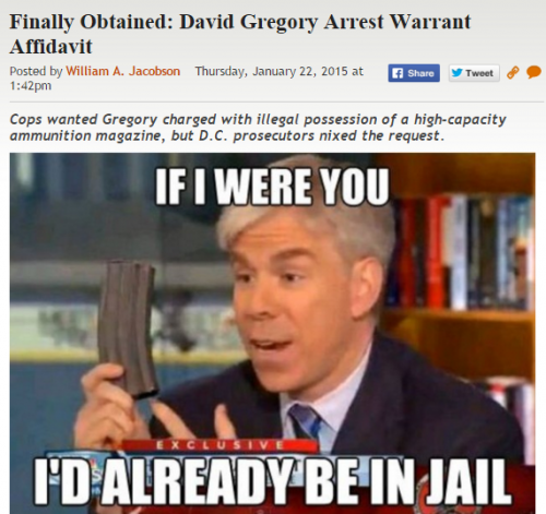 David Gregory Warrant Post