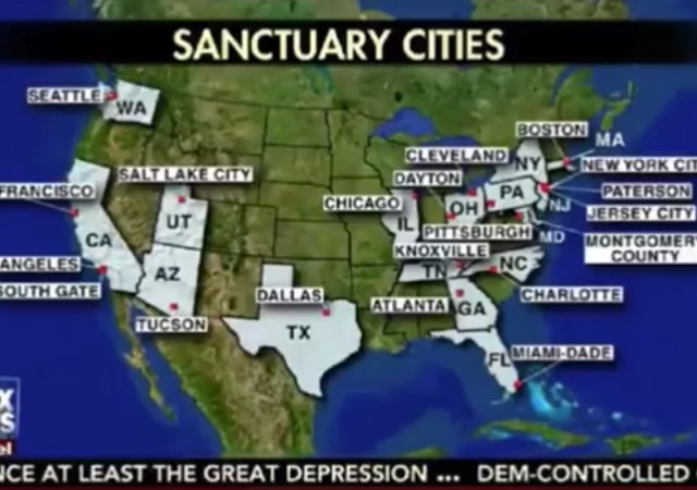 Sanctuary Cities Map
