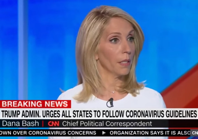 CNN’s Dana Bash Praises Trump’s Handling of Coronavirus: “Kind Of ...