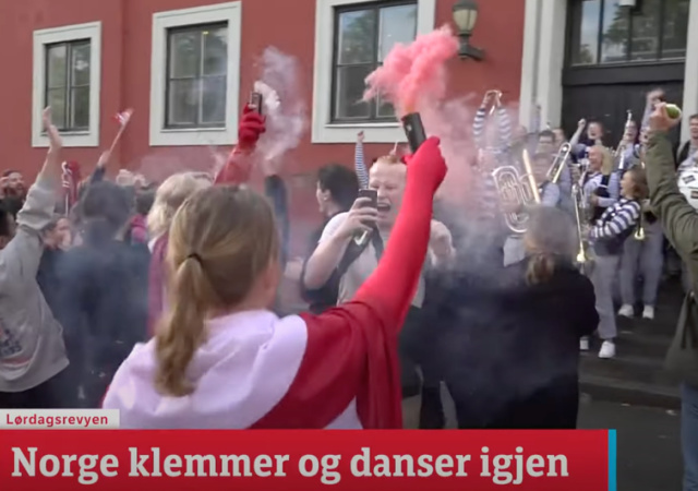 Norwegians Celebrate After Government Ends 561-Day Lockdown