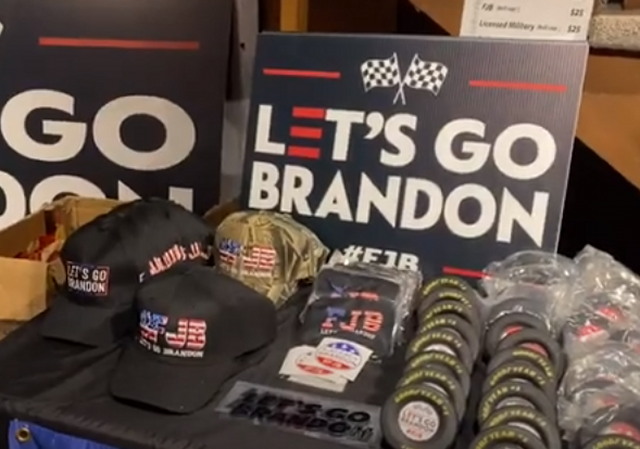 Let's Go Brandon' store opens in Massachusetts