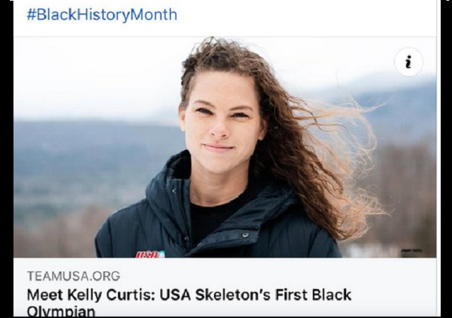 Racialized Media Exalt USA Skeleton’s First Black Olympian ... By Hiding Her Face