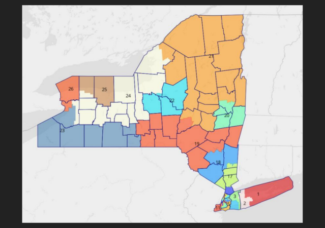 New York Redistricting Map 2022