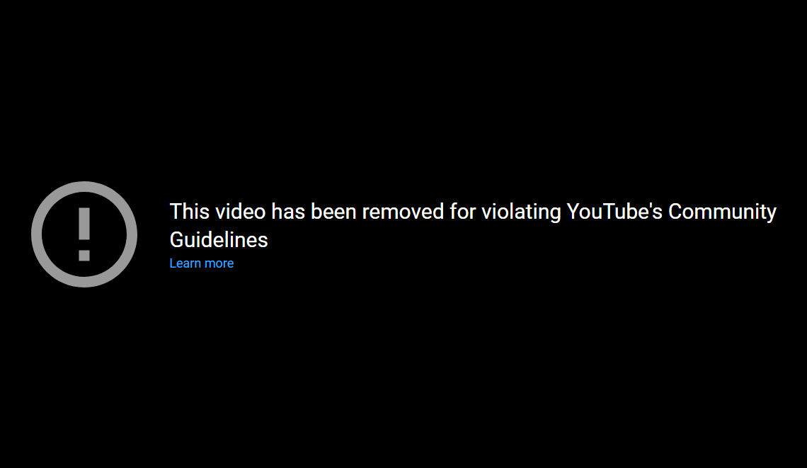 This Video has been Removed for violating youtube's community Guidelines.. This Video has been Removed for violating youtube's. This content has been Removed for violating tumblr's community Guidelines.. This Video has been Removed for violating youtube's terms of service. Terms violation