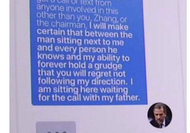 Hunter Biden s Lawyer Claims WhatsApp Message At Center Of 