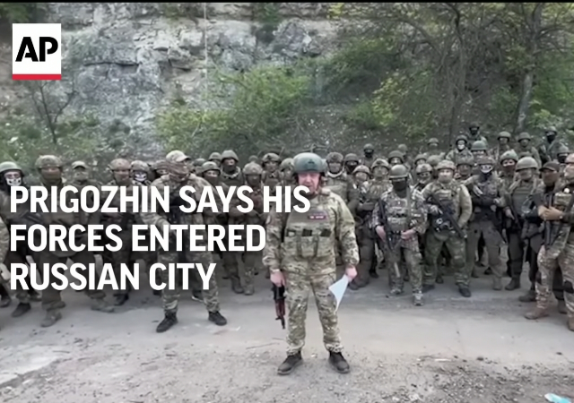 Wagner Mercenary Group Turns On Putin, Claims Will March on Moscow ...
