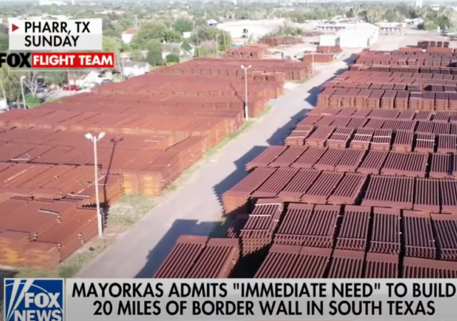 Biden admin acknowledges 'acute and immediate need' for border wall