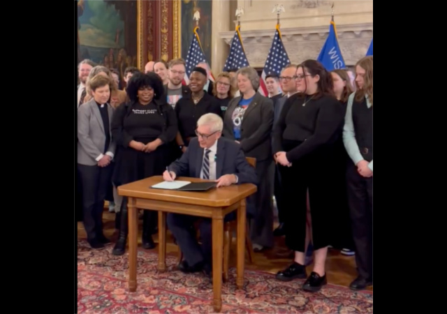 Wisconsin Gov Tony Evers Vetoes Bill Banning Biological Males From