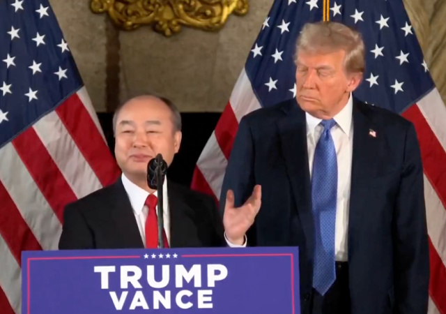 SoftBank Will Invest $100 Billion in U.S. Under Trump