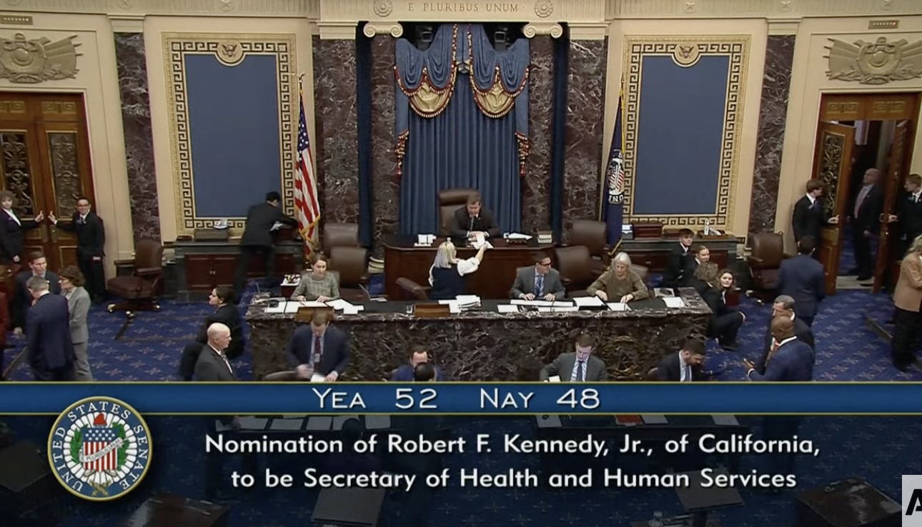 Senate Confirms RFK Jr. as HHS Secretary