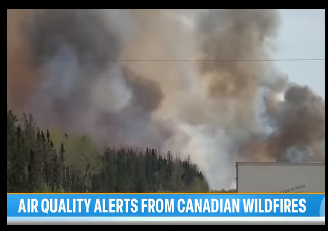 NYC Air Quality Alert Triggered by Smoke from Canadian Wildfires