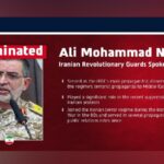 Iran’s IRGC Spokesman, Who Threatened Trump, Killed in Israeli Strike