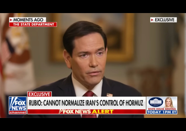 Rubio Warns Iran’s Oil Blackmail a Preview of How it Would Wield Nuclear Power