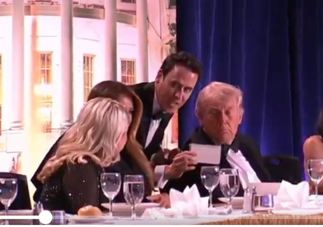 Trump Evacuated to a Holding Room After Shots Fired at White House Correspondents Association Dinner