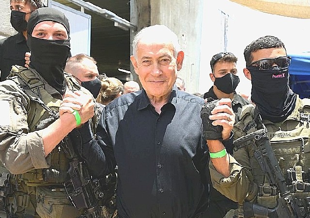 Netanyahu Visits Frontline Troops as Israel Widens Operation against Hezbollah in Lebanon