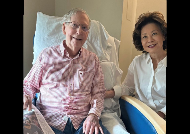 McConnell Reveals Another Fall Landed Him in the Hospital