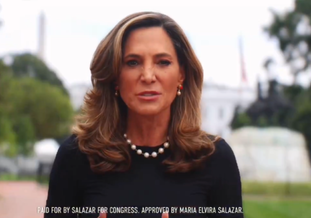 Maria Salazar Ad Lecturing Trump on Immigration Policy Backfires in Her District