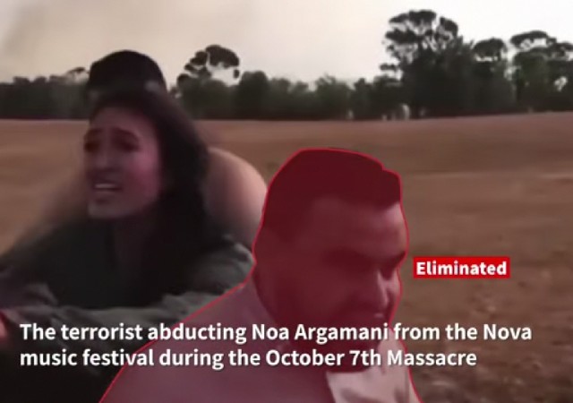IDF kills Gaza terrorist who abducted Noa Argamani