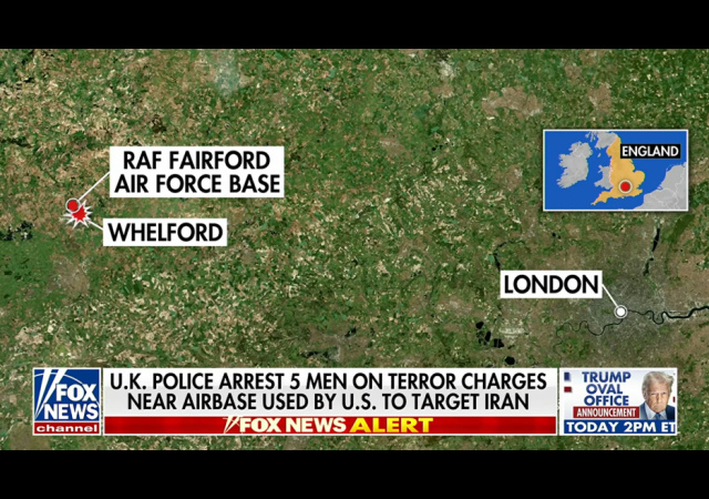 UK releases five Fairford terror suspects on bail as Iran probe continues
