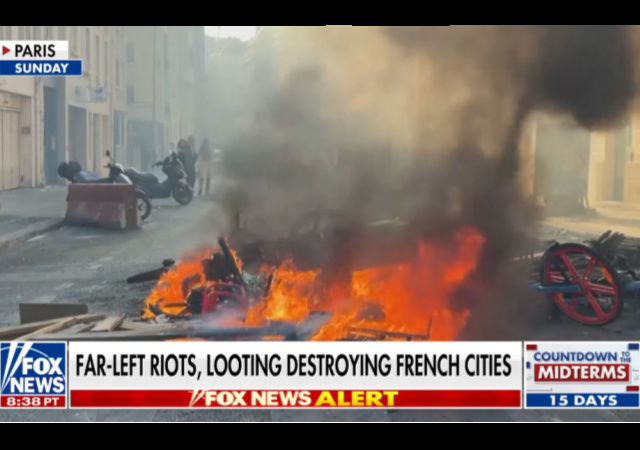 LegalInsurrection links communists and pro‑Palestine groups to French riots